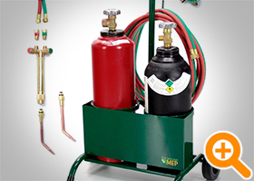 Conjunto de Maçarico Oxigênio e Acetileno